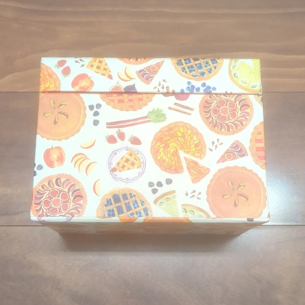 Pie Patterned RecipeBox - Picture 2 of 12